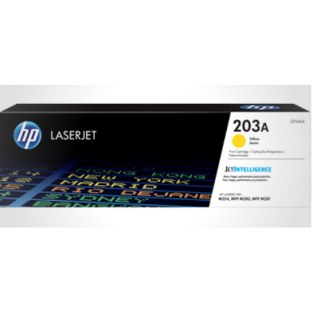 HP CF 542A (203A) Y, Original toner