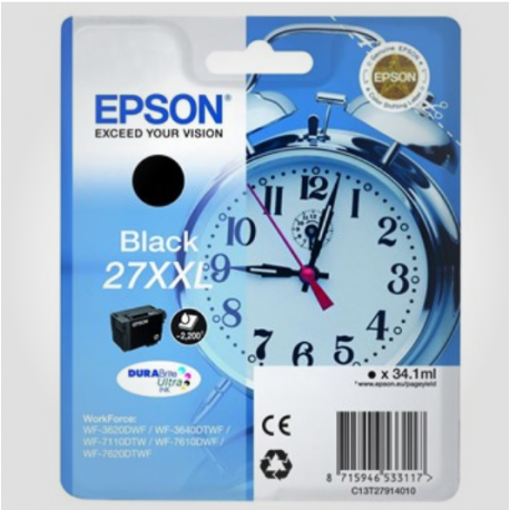 Epson 27 XXL BK, Original printerpatron