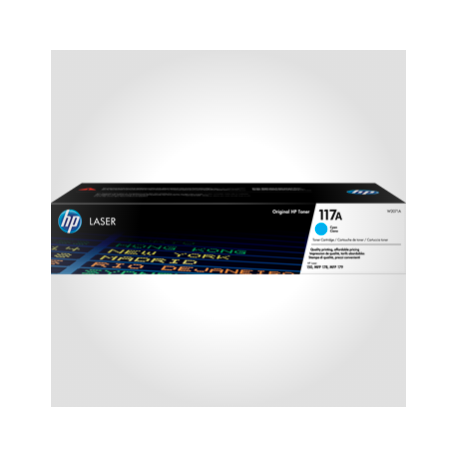 HP 117A W2071A C, Original toner 700 sider