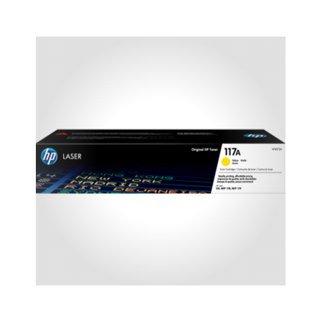 HP 117A W2072A Y, Original toner 700 sider