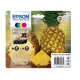 Sæt 4  stk. Epson 604XL BK,C,M,Y Originale patroner