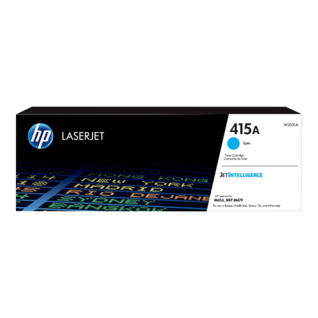 HP 415A W2031A Cyan, Original toner 2.100 sider